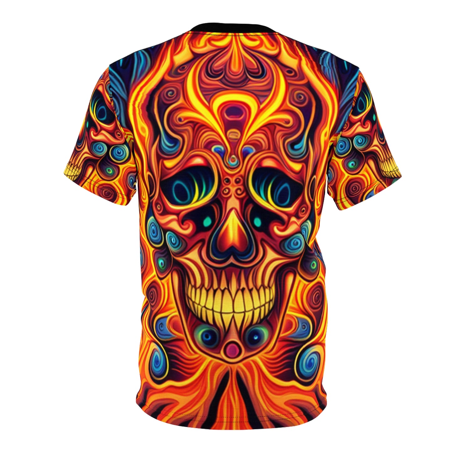 Trippy Firery Skull T-Shirt