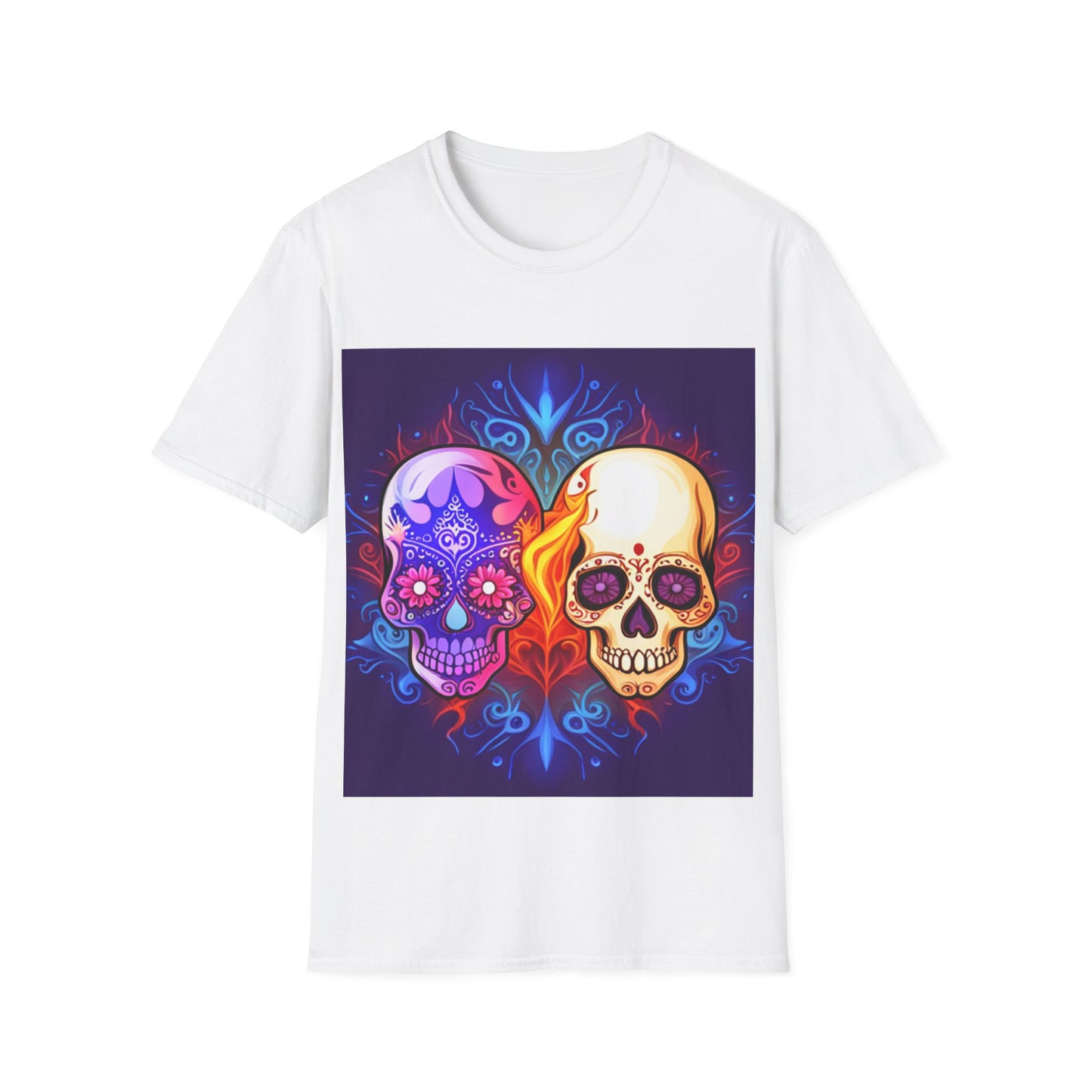 Trippy skulls T-shirt Soft